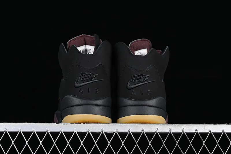 All categories Air Jordan Jordan series basketball shoes Air Jordan 5 pure original version A Ma Maniér x Air Jordan 5 Low AJ5 Joe 5 joint model suede black FD1330-001